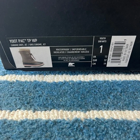 Sorel Yoot Pac™ TP Waterproof Winter Boots – Youth Size 1 NIB - Picture 3 of 4